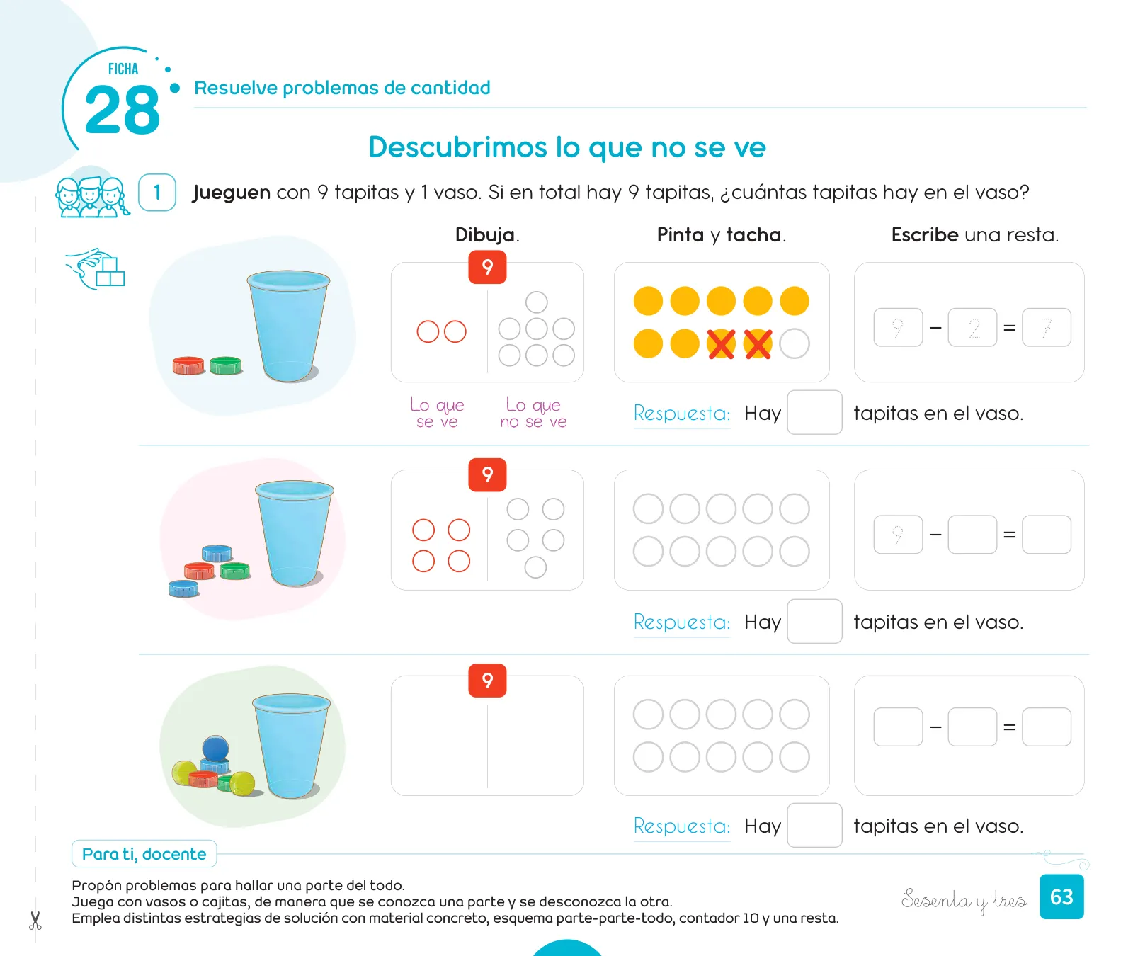 Página 65 de Cuadernillo de Matemática 1. Primer grado de Primaria · 2024