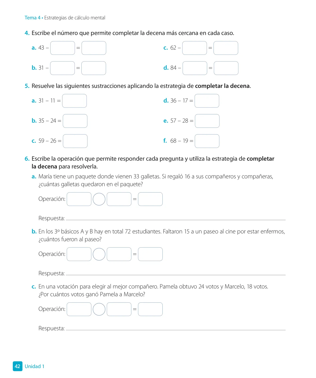 Miniatura página 44 de Matemática – Tercero Básico | Texto del Estudiante MINEDUC – Descargar PDF · 2024