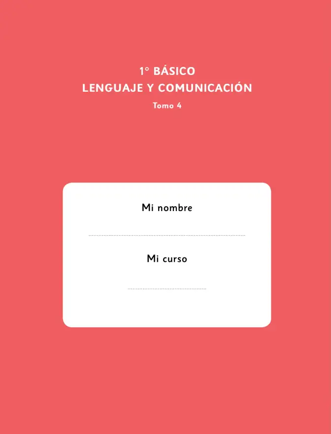 Página 2 de Lenguaje y Comunicación – Primero Básico | Texto del Estudiante MINEDUC – Descargar PDF · 2024