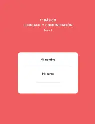 Página de Lenguaje y Comunicación – Primero Básico | Texto del Estudiante MINEDUC – Descargar PDF · 2024
