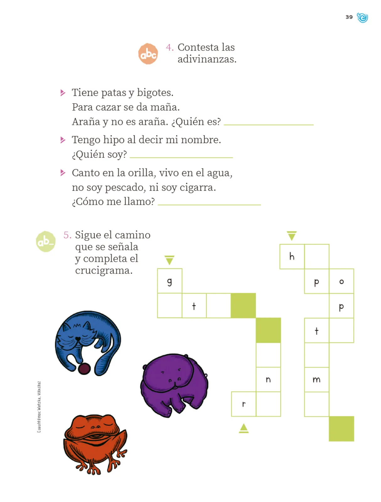 Miniatura página 40 de Múltiples lenguajes. Trazos y palabras.   Libro de Educación Primaria Grado 1°  Ciclo Escolar 2025 - 2026
