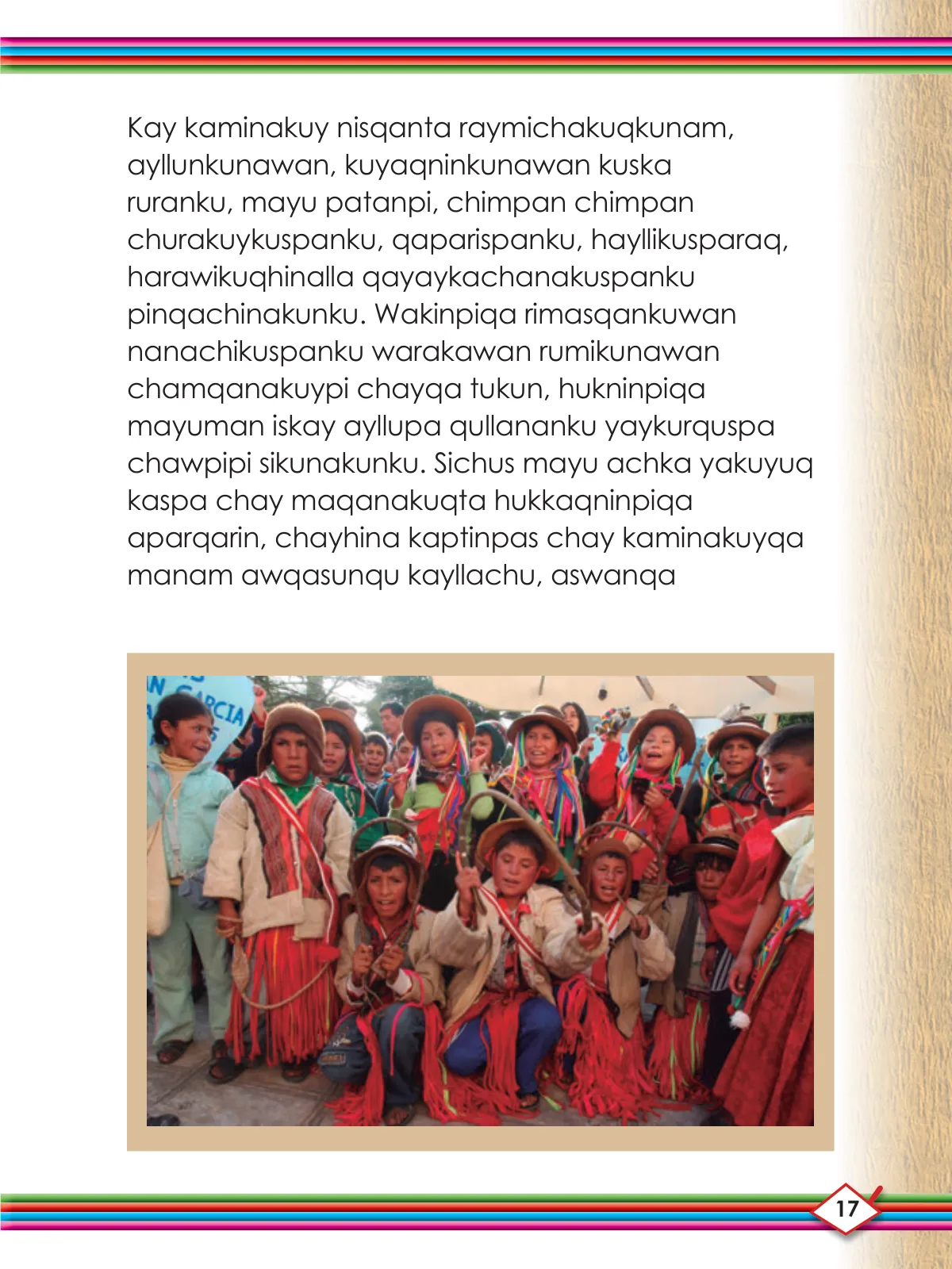 Página 19 de Willakuykuna maytu - Chanka Literatura 1 - 1° Secundaria - Quechua chanka · 2023
