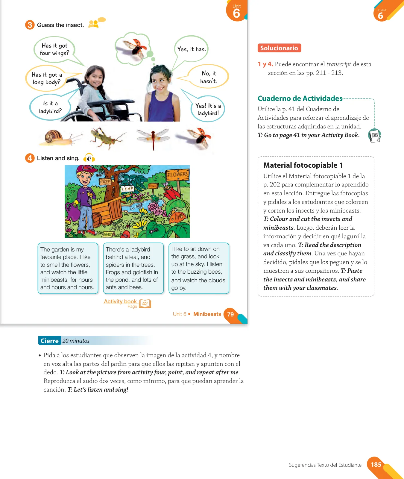 Página 49 de Inglés – Cuarto Básico | Texto del Estudiante MINEDUC – Descargar PDF · 2024