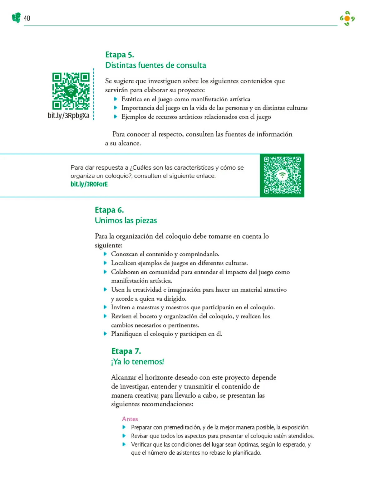 Miniatura página 41 de Colección Ximhai. Nuestro libro de Proyectos.  Tomo II.   Libro de Educación Telesecundaria Grado 1°  Ciclo Escolar 2025 - 2026