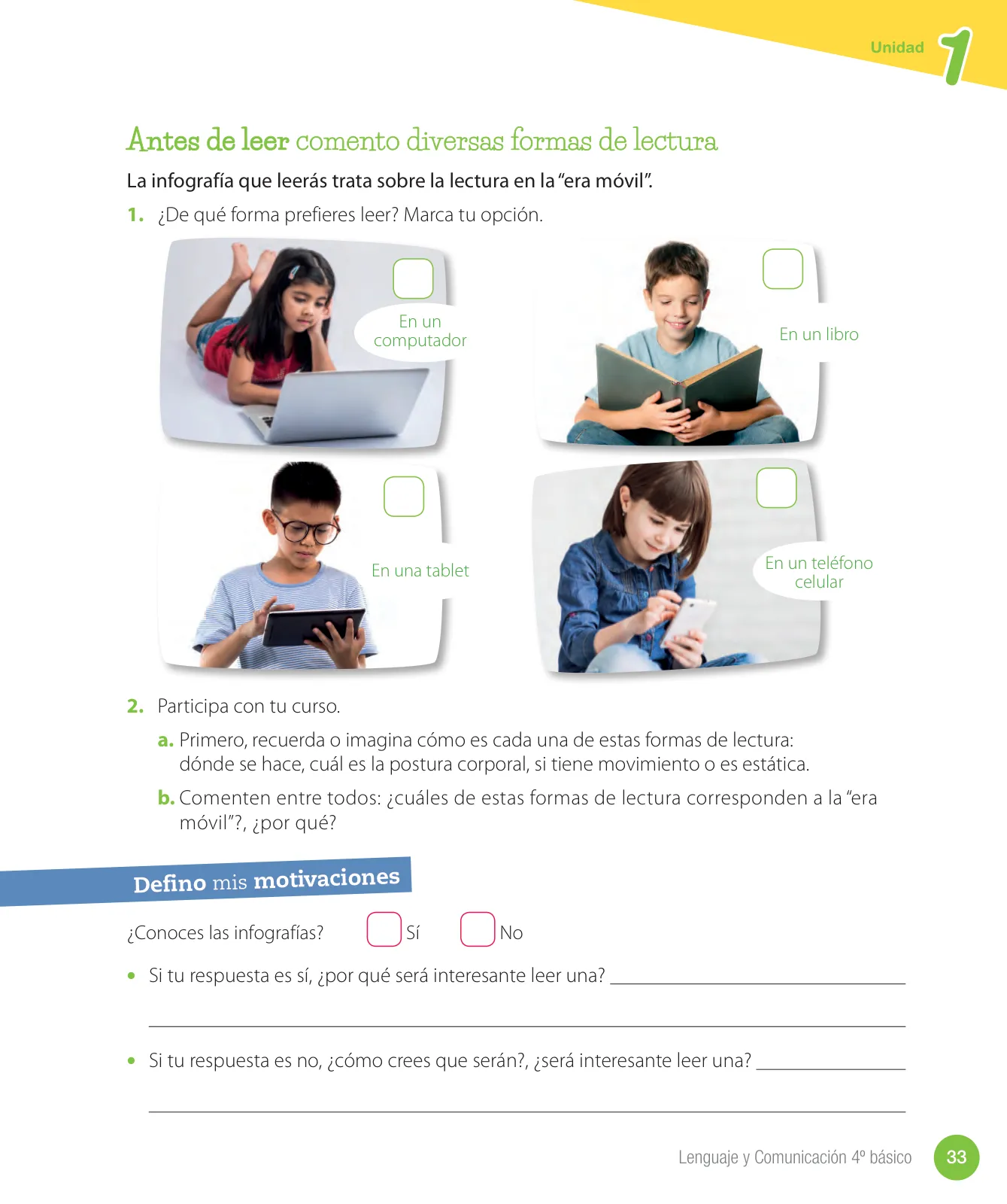 Miniatura página 35 de Lenguaje y Comunicación – Cuarto Básico | Texto del Estudiante MINEDUC – Descargar PDF · 2024