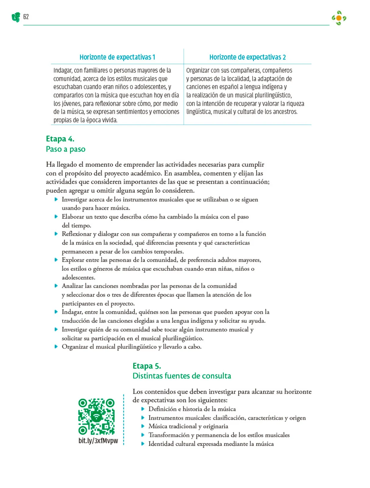 Miniatura página 63 de Colección Sk´asolil. Nuestro libro de Proyectos.  Tomo II.  Libro de Educación Telesecundaria Grado 2°  Ciclo Escolar 2025 - 2026