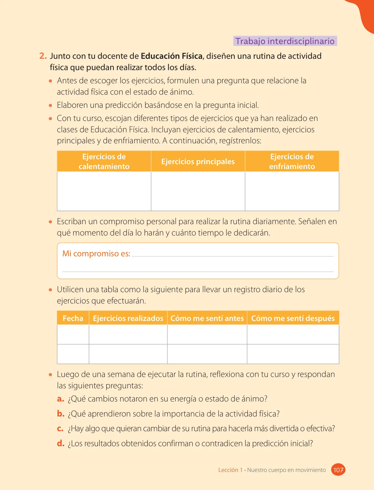 Página 109 de Ciencias Naturales – Cuarto Básico | Texto del Estudiante MINEDUC – Descargar PDF · 2024