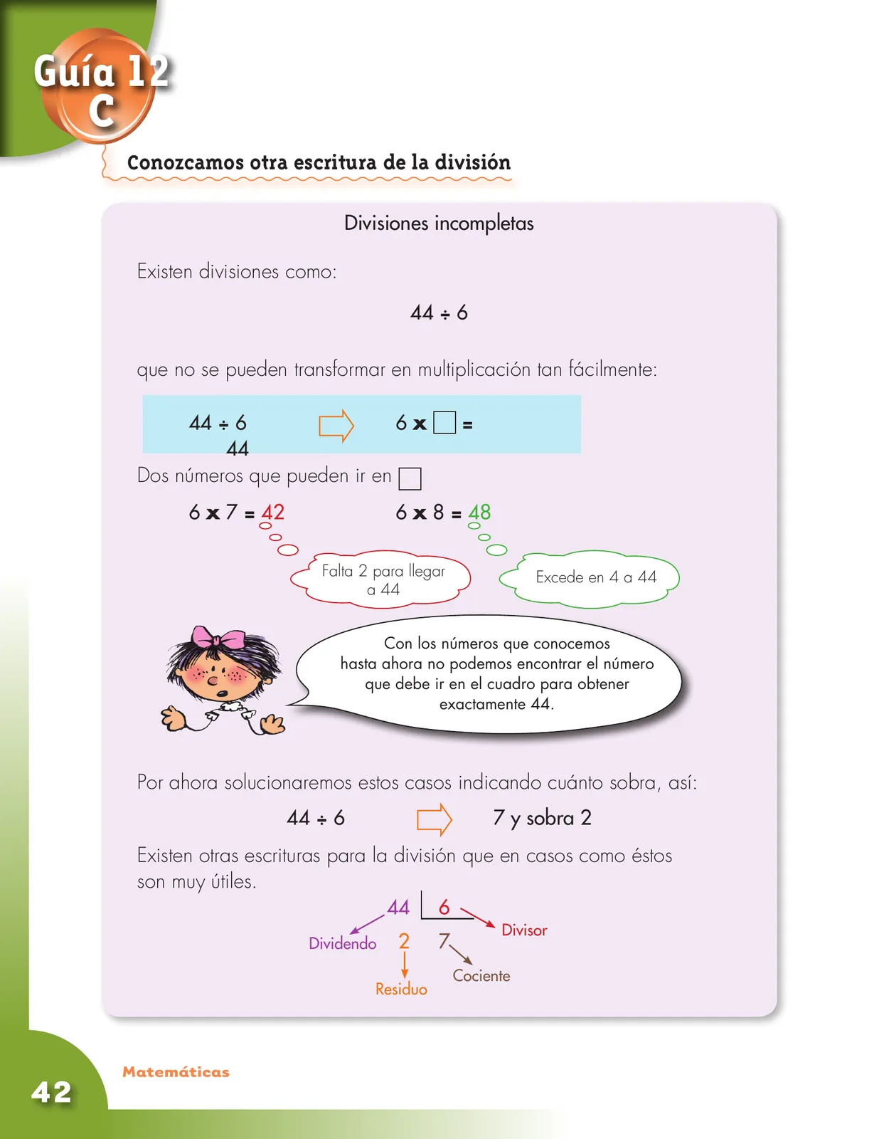 Miniatura página 42 de Matematica 3° · Cartilla 02