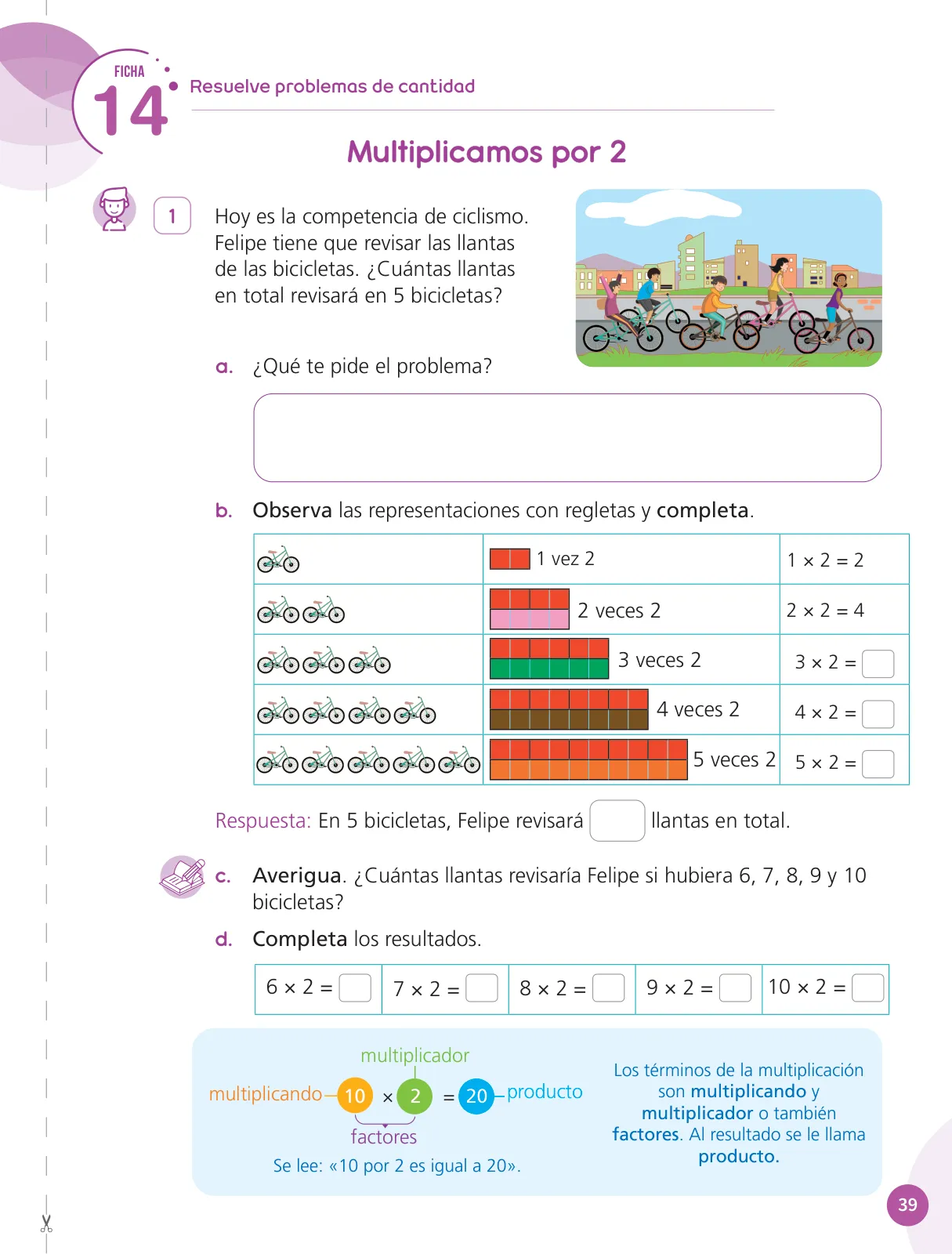 Miniatura página 41 de Cuadernillo de Matemática 3, tercer grado de Primaria · 2023