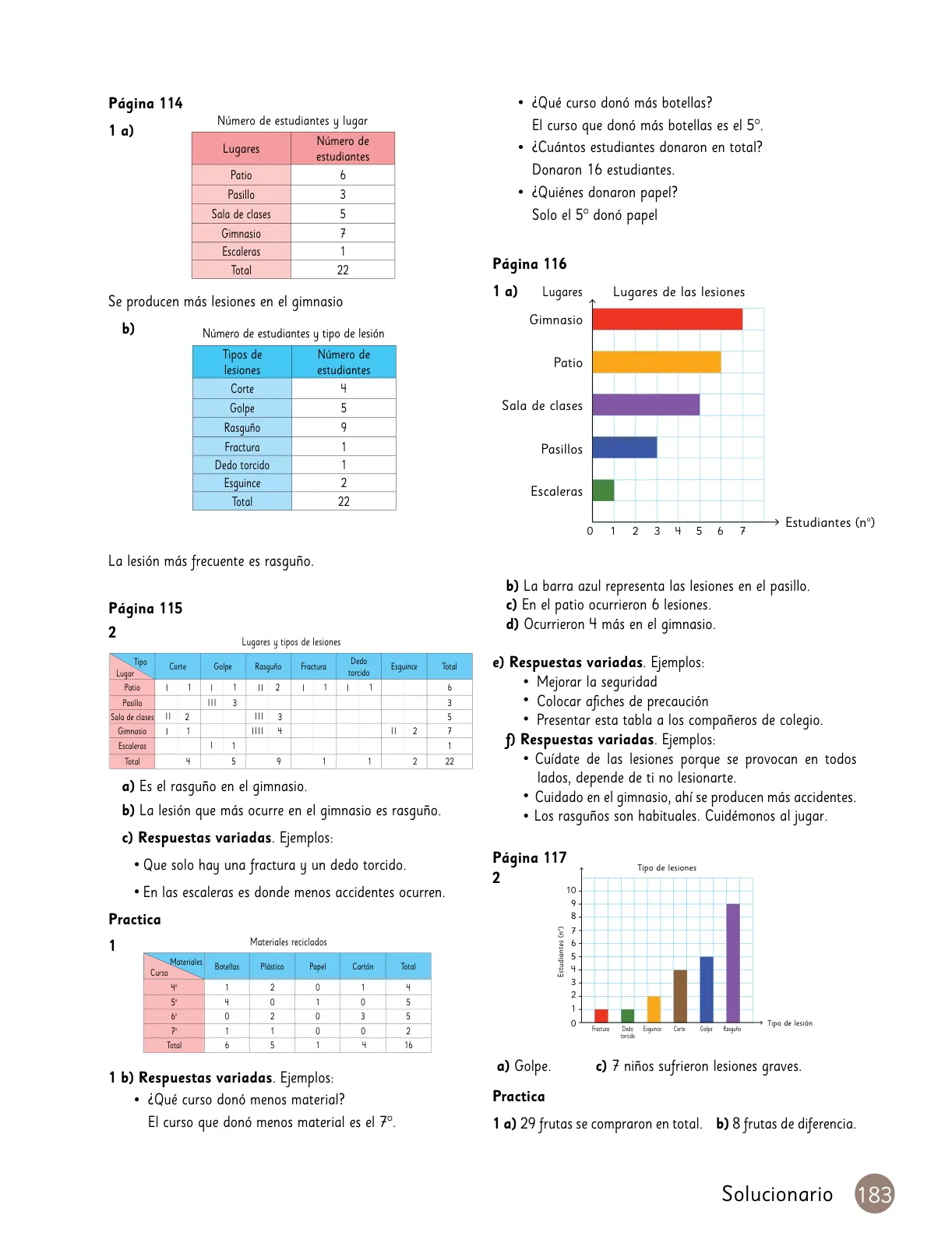 Página 184 de Sumo Primero – Quinto Básico | Texto del Estudiante MINEDUC – Descargar PDF · 2024