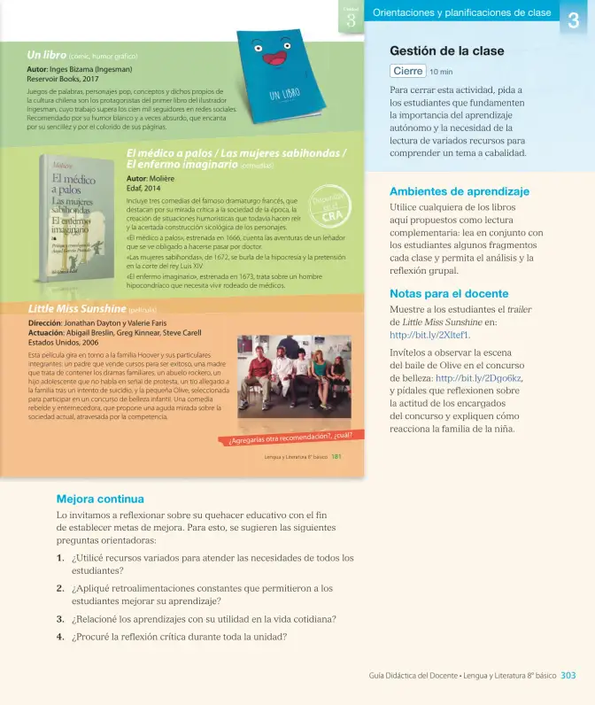 Página 75 de Lengua y Literatura – Octavo Básico | Texto del Estudiante MINEDUC – Descargar PDF · 2024
