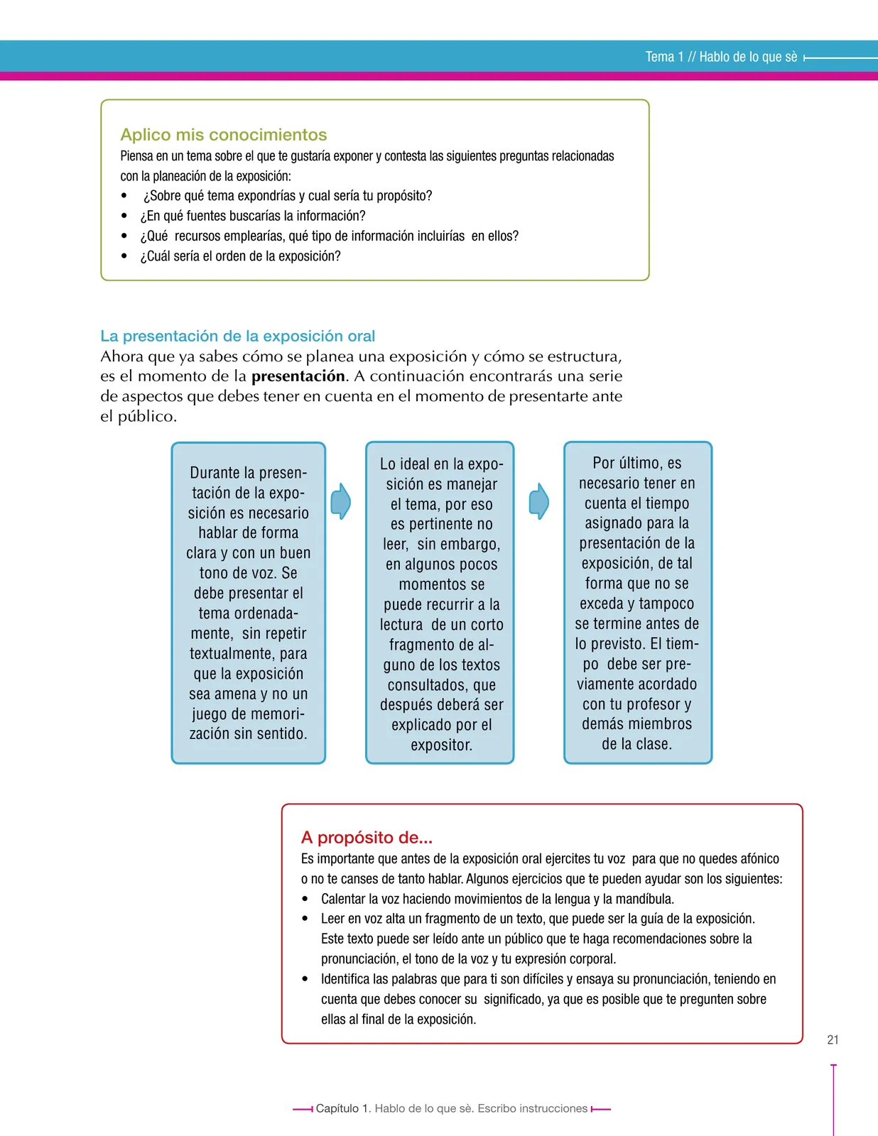 Página 21 de Lenguaje 7° · Secundaria Activa