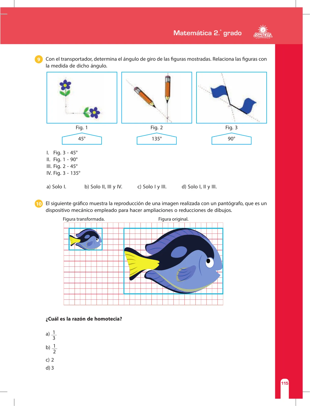Miniatura página 115 de Matemática 2 : cuaderno de reforzamiento pedagógico - JEC · 2016