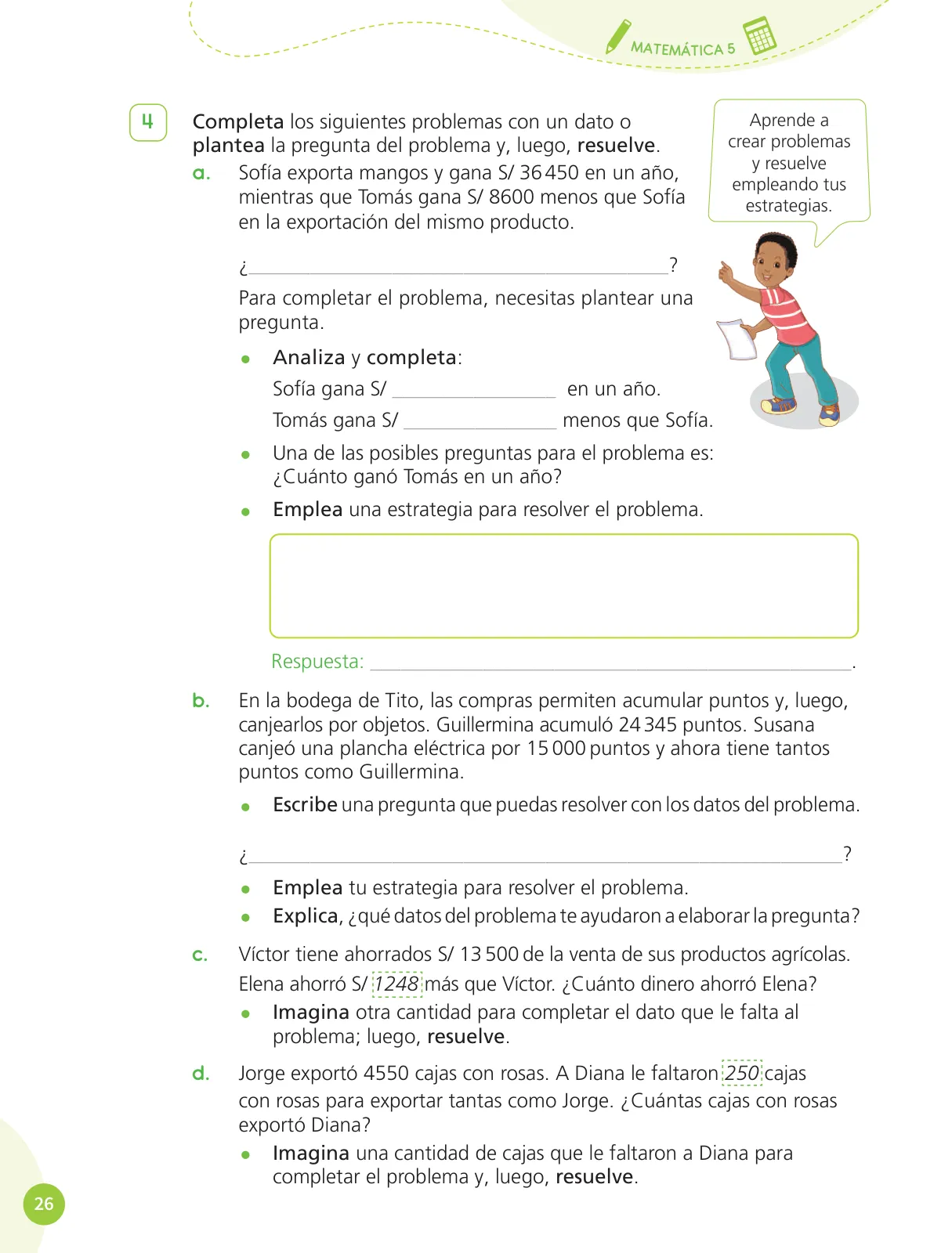 Miniatura página 28 de Cuadernillo de Matemática 5, quinto grado de Primaria ﻿ · 2023
