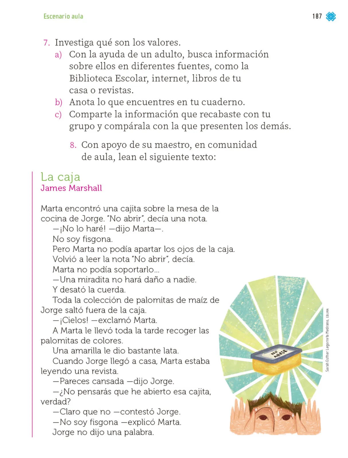 Página 188 de Proyectos de Aula.   Libro de Educación Primaria Grado 1°  Ciclo Escolar 2025 - 2026