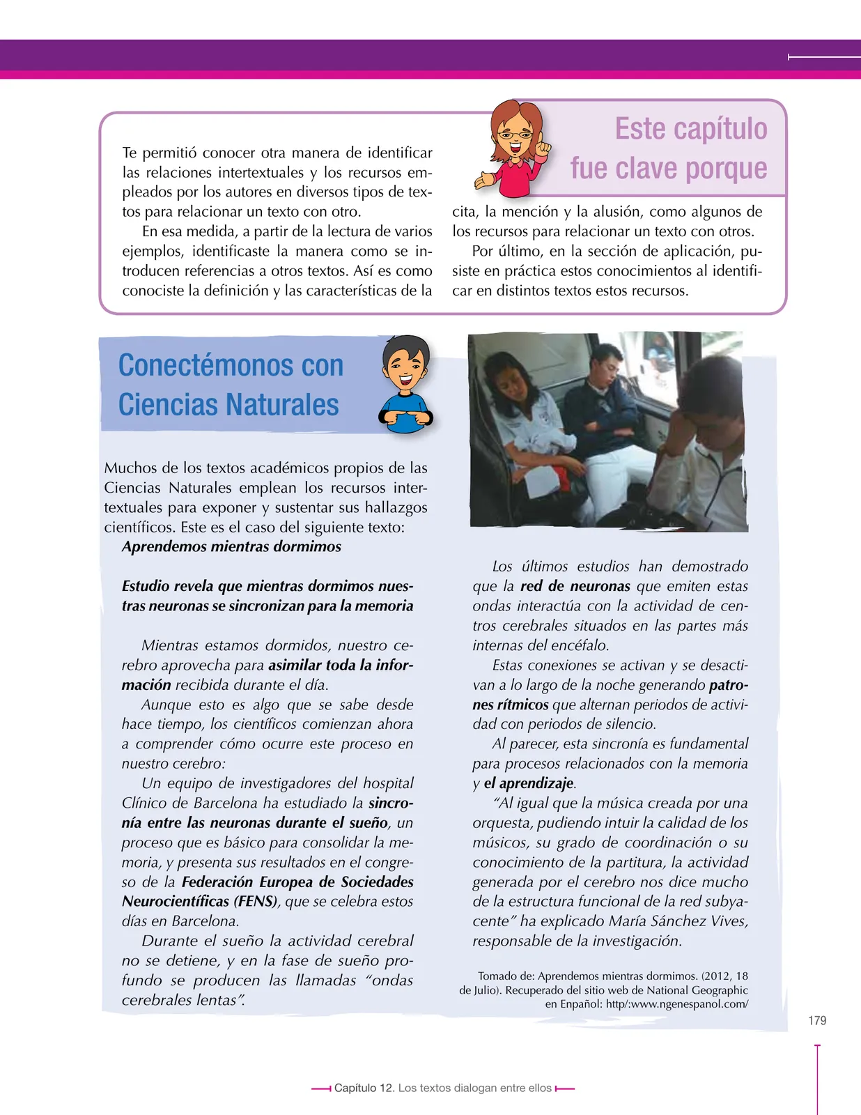 Miniatura página 179 de Lenguaje 9° · Secundaria Activa