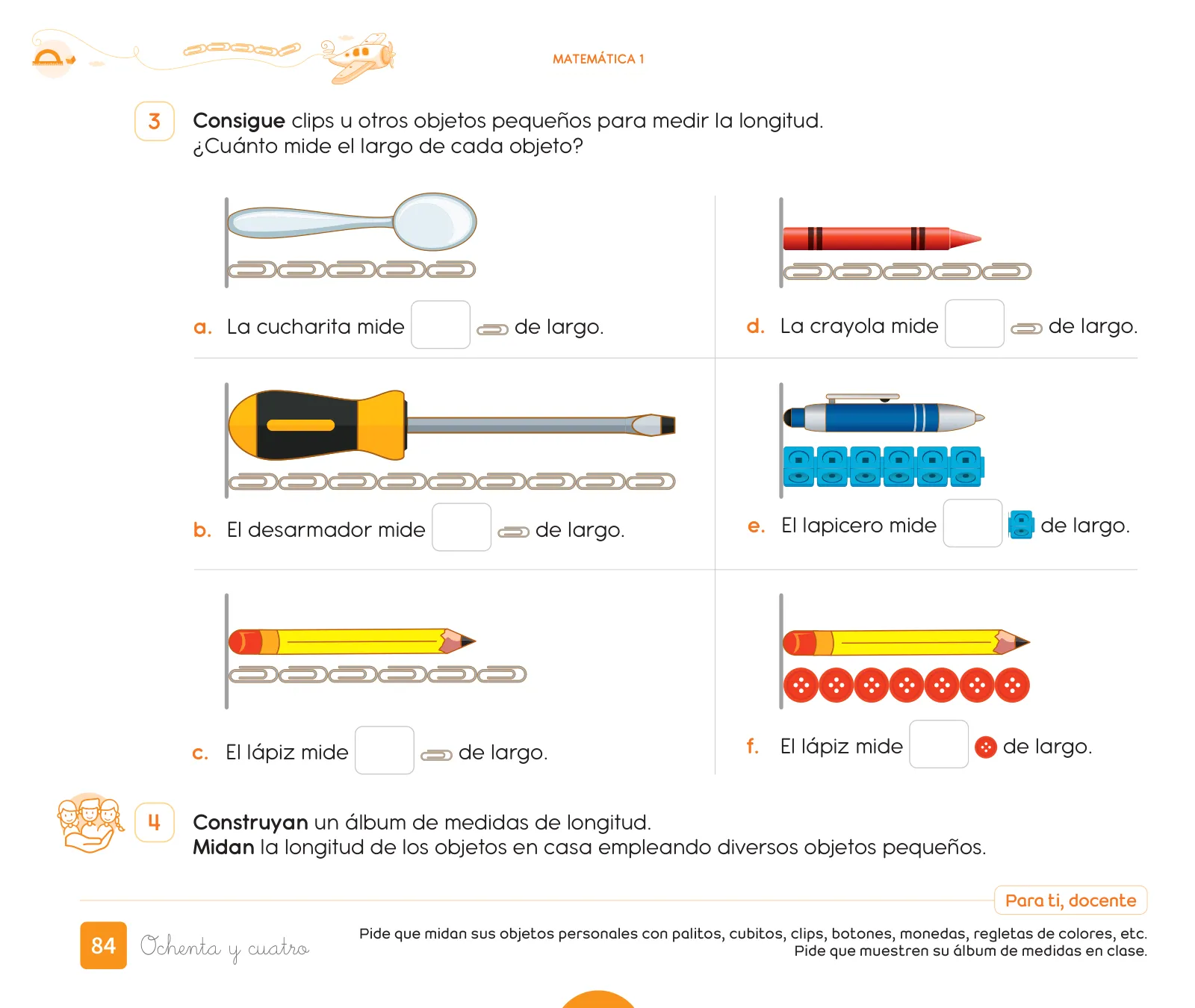 Miniatura página 86 de Cuadernillo de Matemática 1. Primer grado de Primaria · 2024