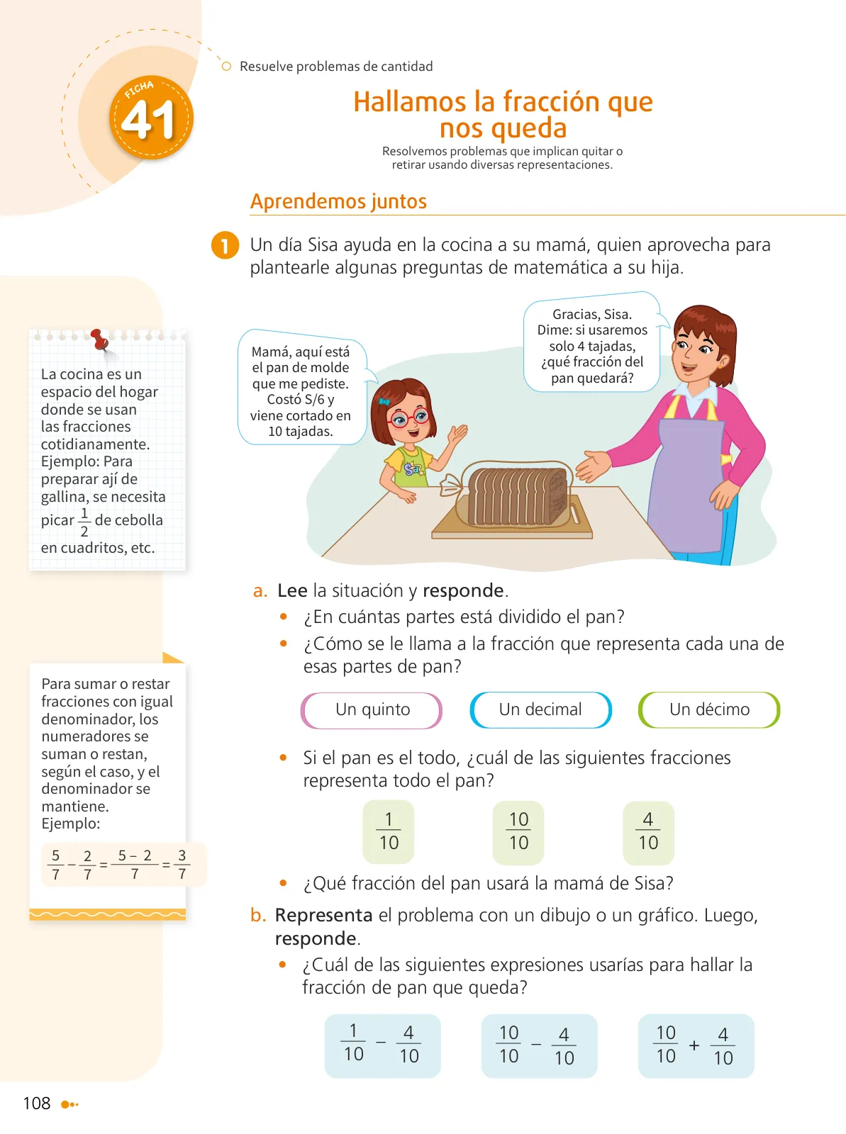 Página 110 de Texto de Matemática 4. Cuarto grado de Primaria · 2024
