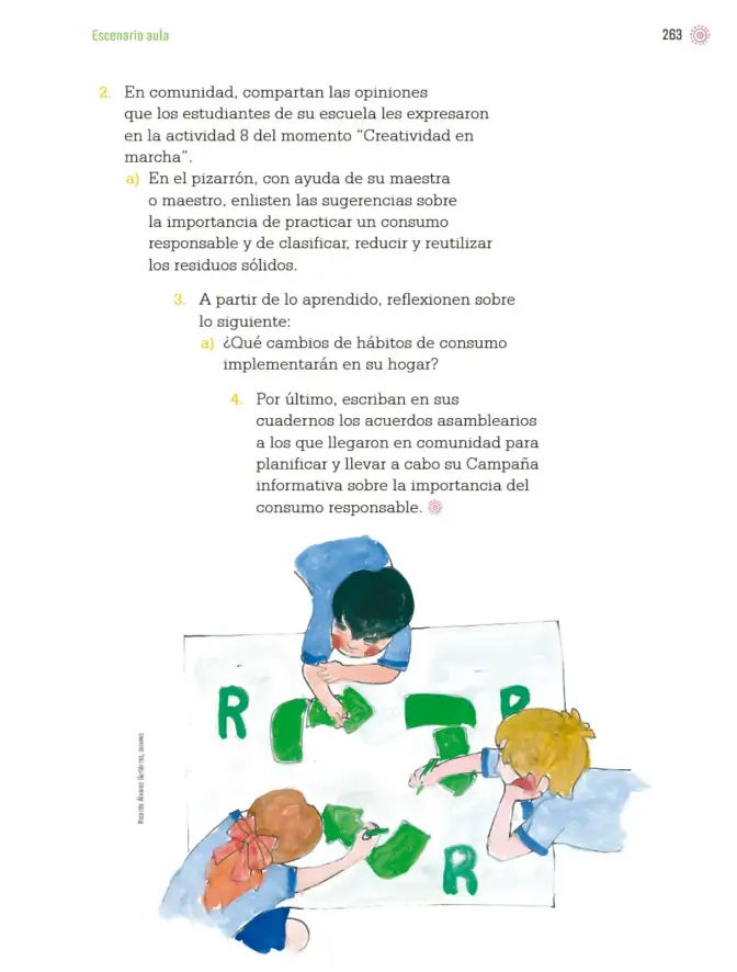 Página 266 de Proyectos de Aula. Libro de Educación Primaria Grado 3° Ciclo Escolar 2025 - 2026
