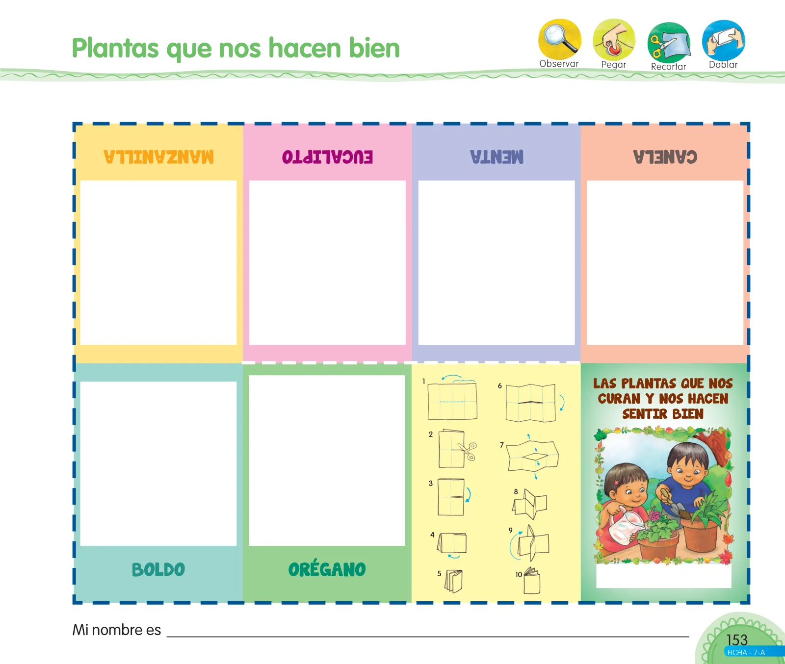 Página 155 de Aprendemos jugando : cuaderno de trabajo para niños y niñas de 5 años · 2017