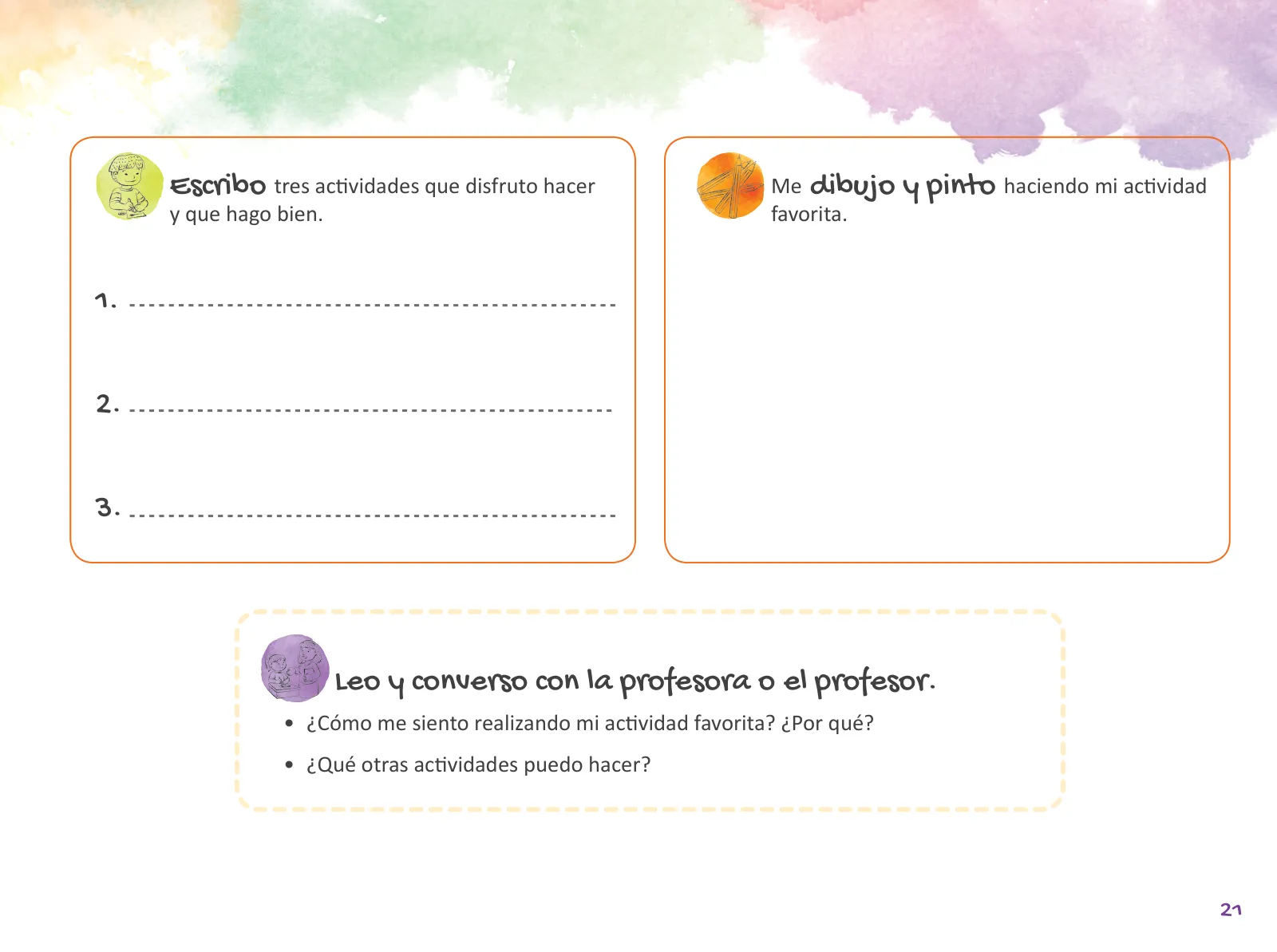 Miniatura página 23 de Cuadernillo de Tutoría Segundo Grado Educación Primaria 2019 · 2019