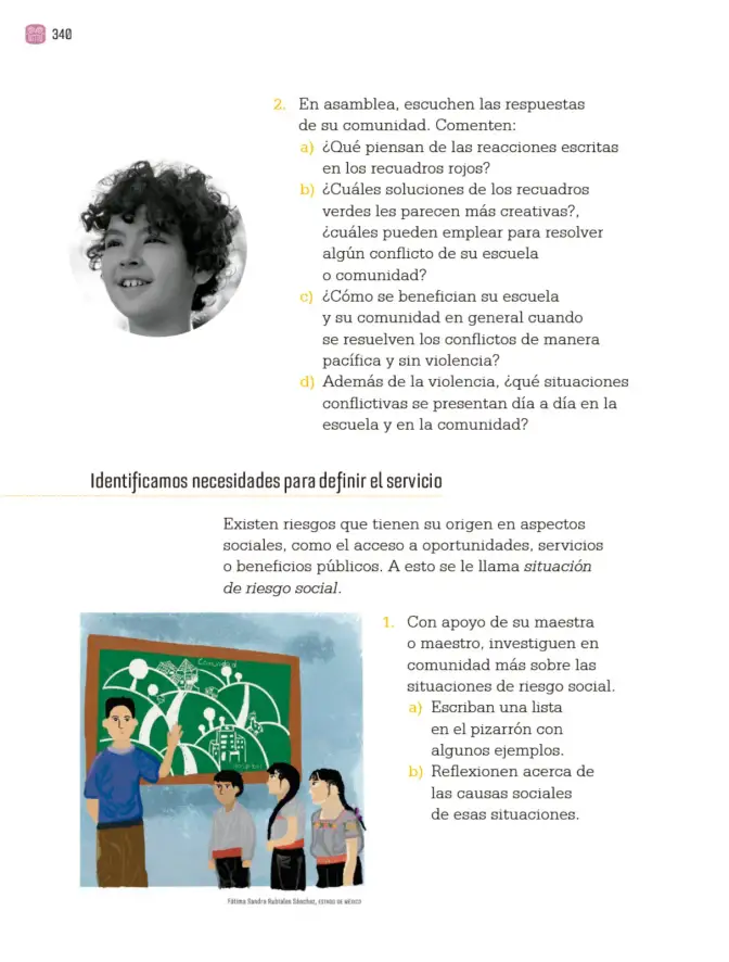 Página 343 de Proyectos Comunitarios. Libro de Educación Primaria Grado 3° Ciclo Escolar 2025 - 2026