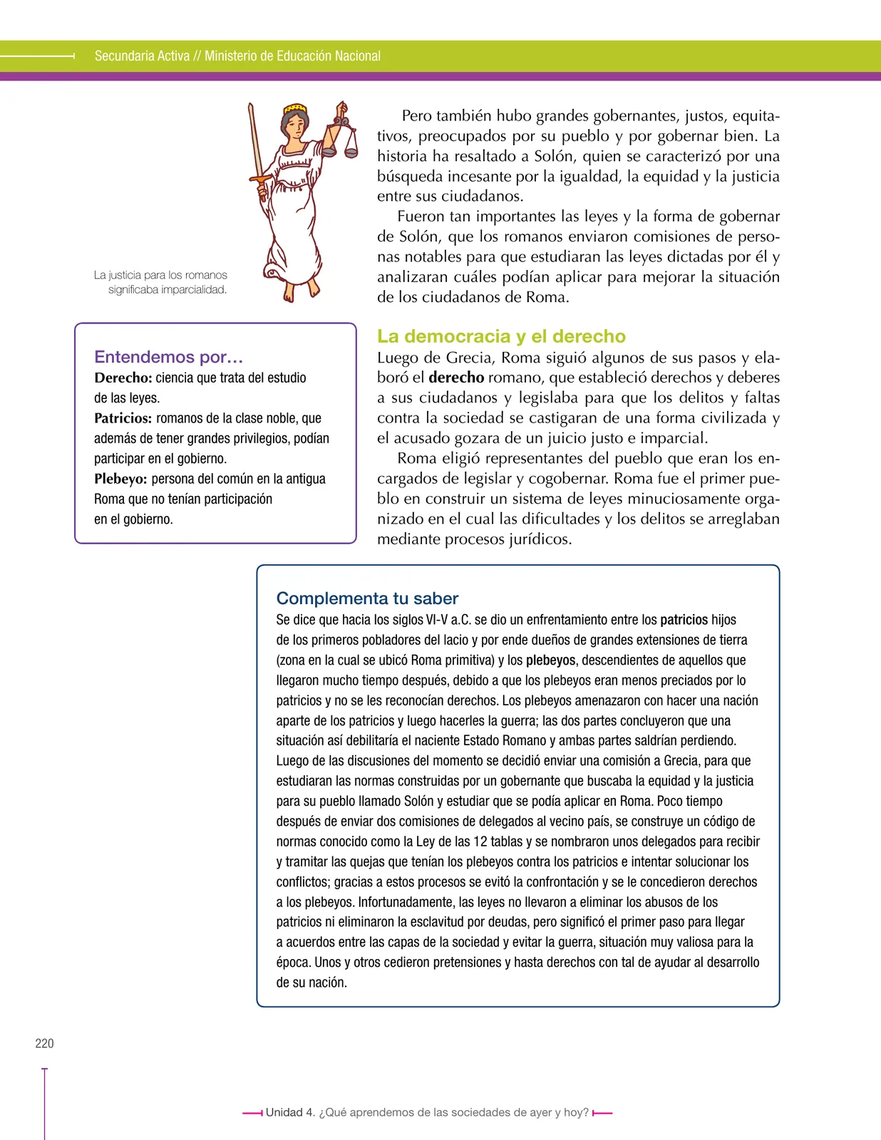 Página 220 de Ciencias Sociales 6° · Secundaria Activa