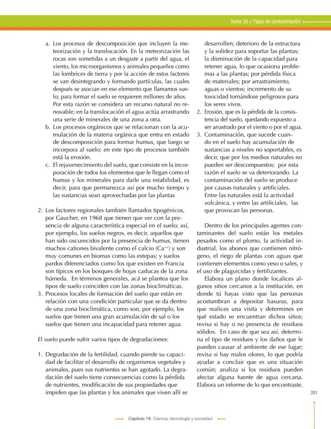Página 281 de Ciencias Naturales 9° · Secundaria Activa