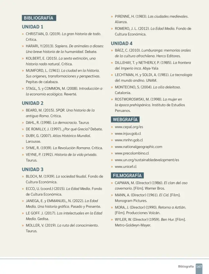Página 169 de Historia, Geografía y Ciencias Sociales – Séptimo Básico | Texto del Estudiante MINEDUC – Descargar PDF · 2024