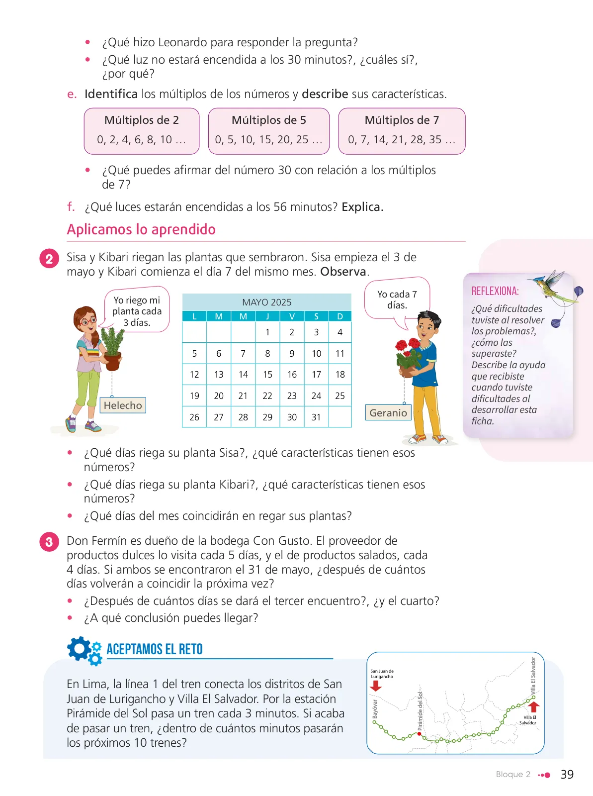 Miniatura página 41 de Texto de Matemática 5. Quinto grado de Primaria · 2024
