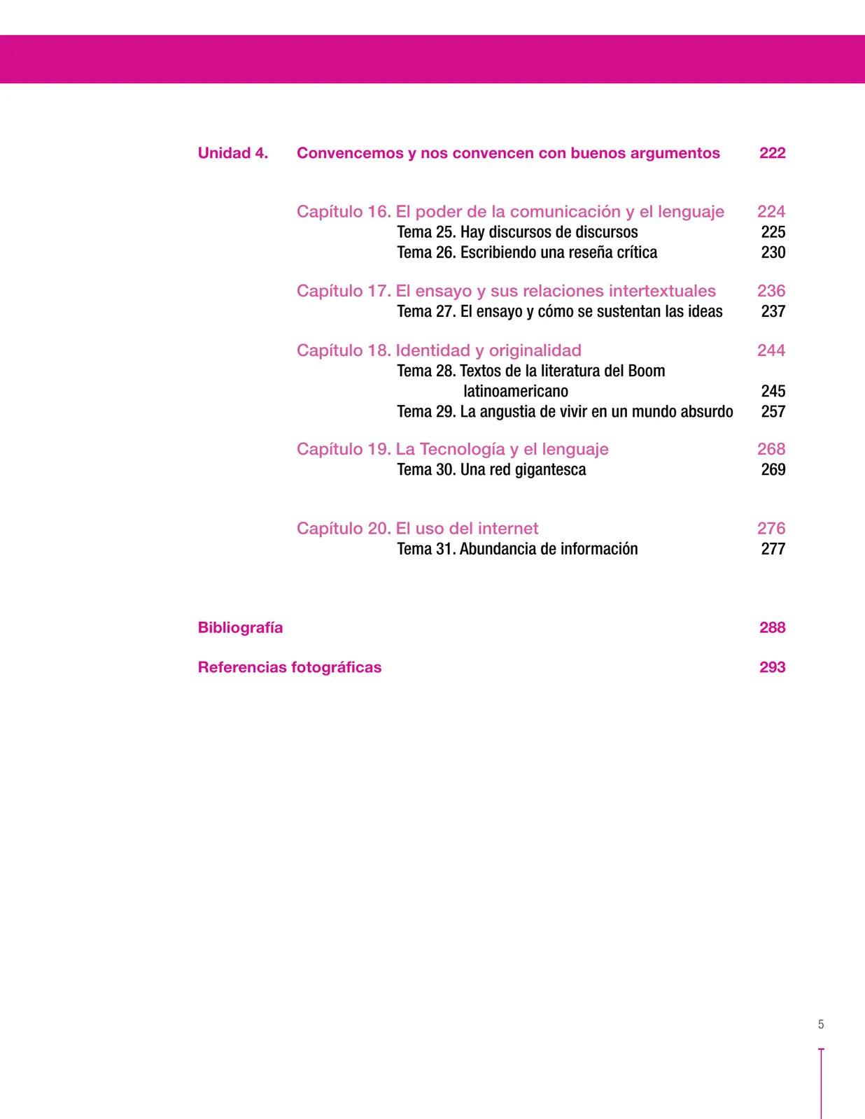Página 5 de Lenguaje 9° · Secundaria Activa