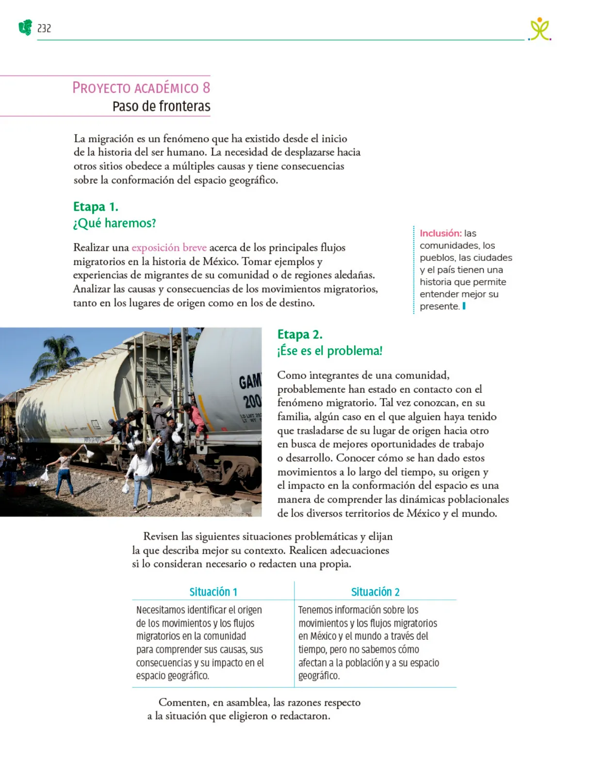 Página 233 de Colección Ximhai. Nuestro libro de Proyectos. Tomo I.   Libro de Educación Telesecundaria Grado 1°  Ciclo Escolar 2025 - 2026