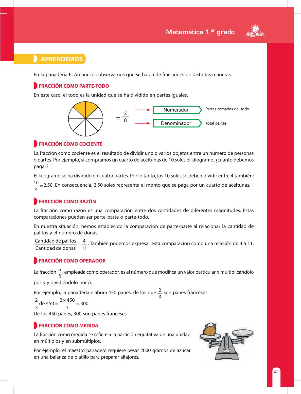 Miniatura página 41 de Matemática 1 : cuaderno de reforzamiento pedagógico - JEC · 2016