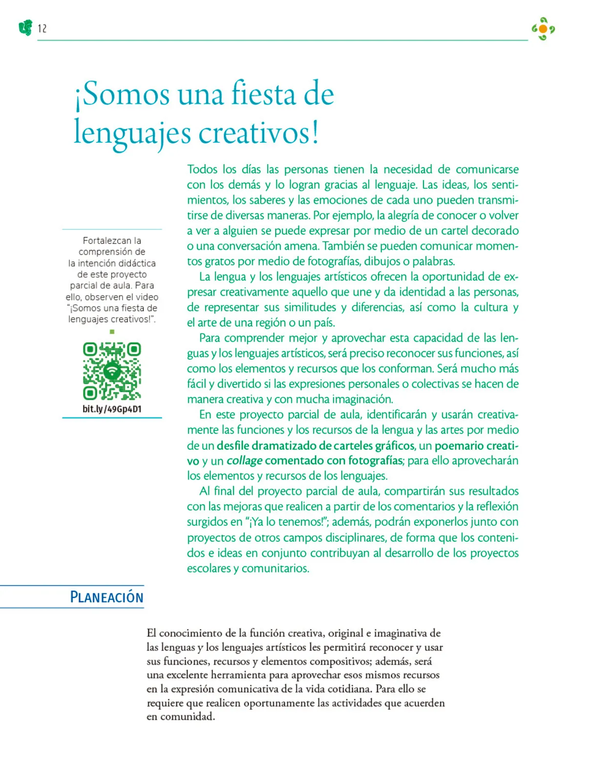 Página 13 de Colección Nanahuatzin. Nuestro libro de Proyectos.  Tomo II.  Libro de Educación Telesecundaria Grado 3°  Ciclo Escolar 2025 - 2026