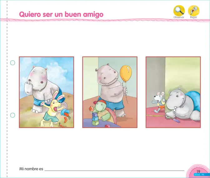 Página 22 de Aprendemos jugando : cuaderno de trabajo, 4 años · 2016