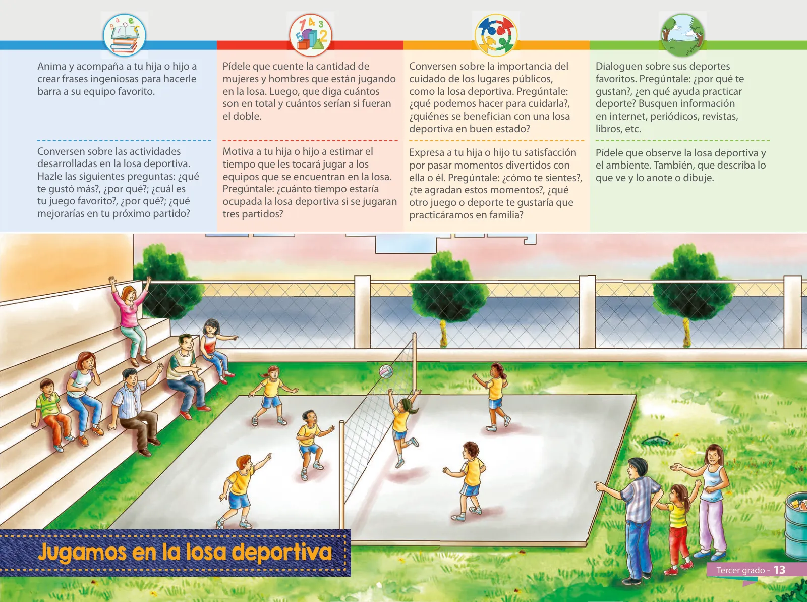Página 15 de Aprendemos juntos en familia : guía dirigida a madres y padres. Tercer grado de Educación Primaria · 2019