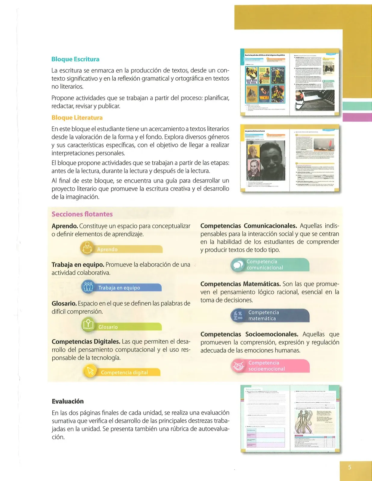 Miniatura página 5 de Lengua Y Literatura · 8 EGB · 2025