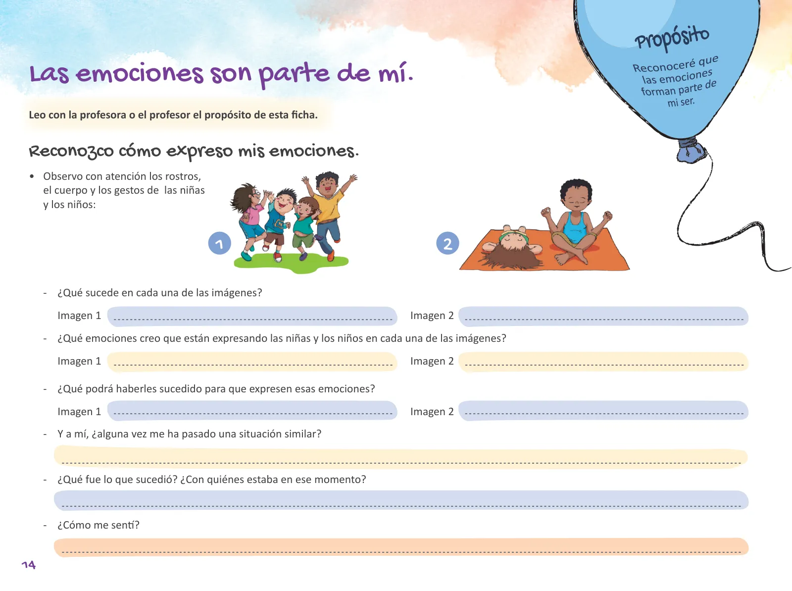 Página 16 de Cuadernillo de Tutoría Quinto Grado Educación Primaria 2019 · 2019