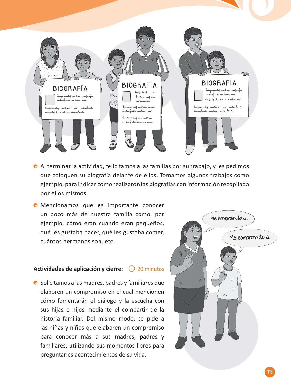 Miniatura página 115 de Guía para el trabajo docente con las familias del ciclo IV de Primaria · 2016