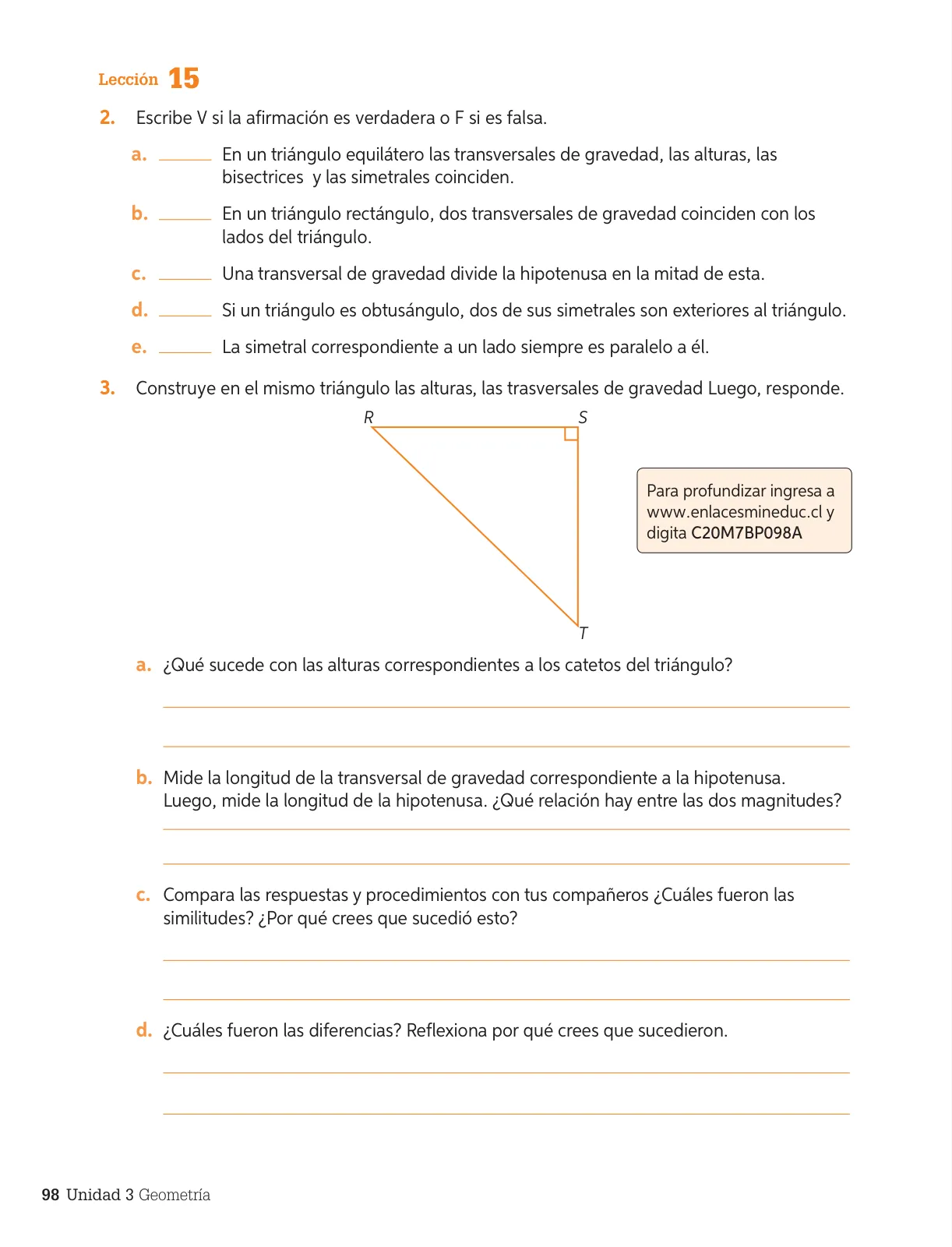 Miniatura página 99 de Matemática – Séptimo Básico | Texto del Estudiante MINEDUC – Descargar PDF · 2024