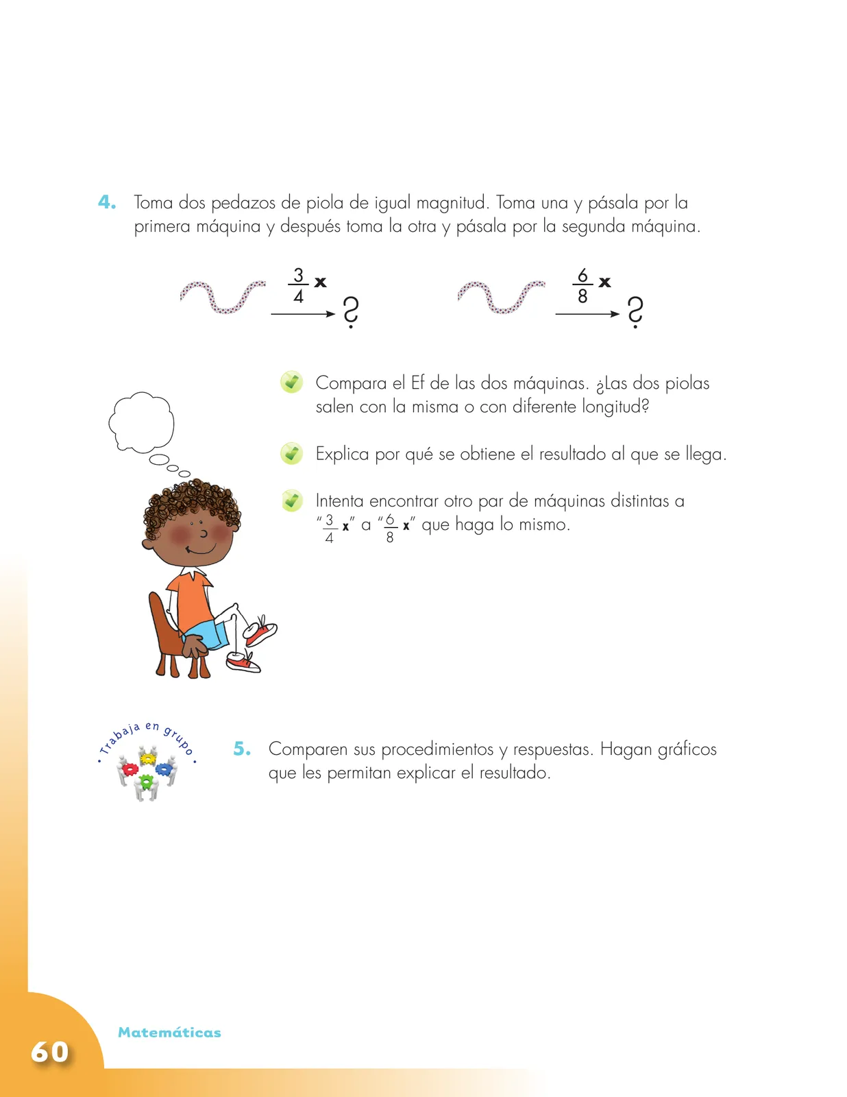 Página 60 de Matematica 5° · Cartilla 01