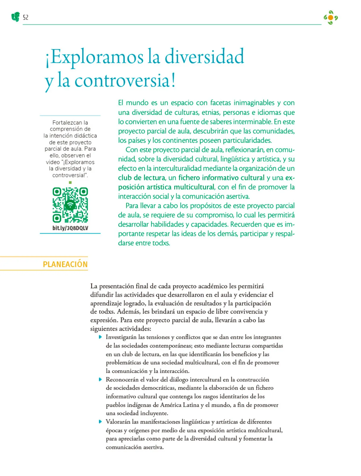 Miniatura página 53 de Colección Sk´asolil. Nuestro libro de Proyectos. Tomo I.    Libro de Educación Telesecundaria Grado 2°  Ciclo Escolar 2025 - 2026