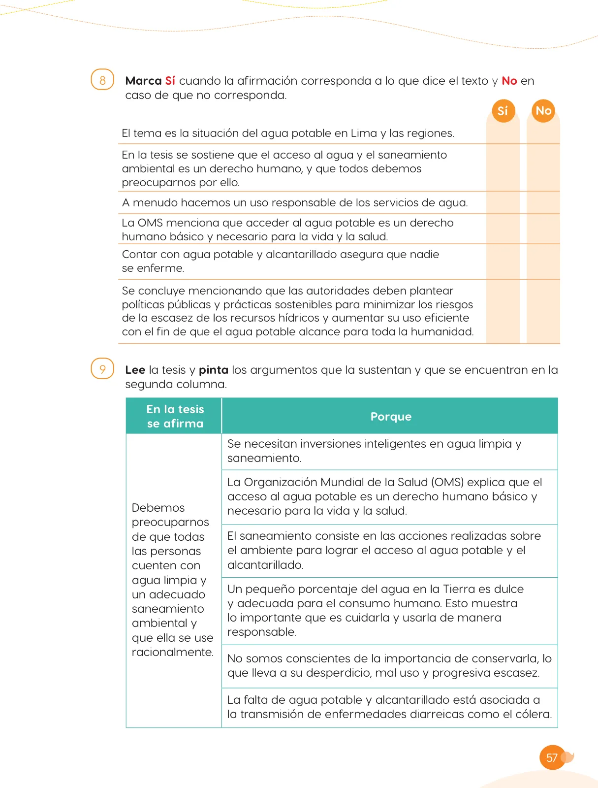 Página 59 de Cuadernillo de Comunicación 5. Quinto grado de Primaria · 2024
