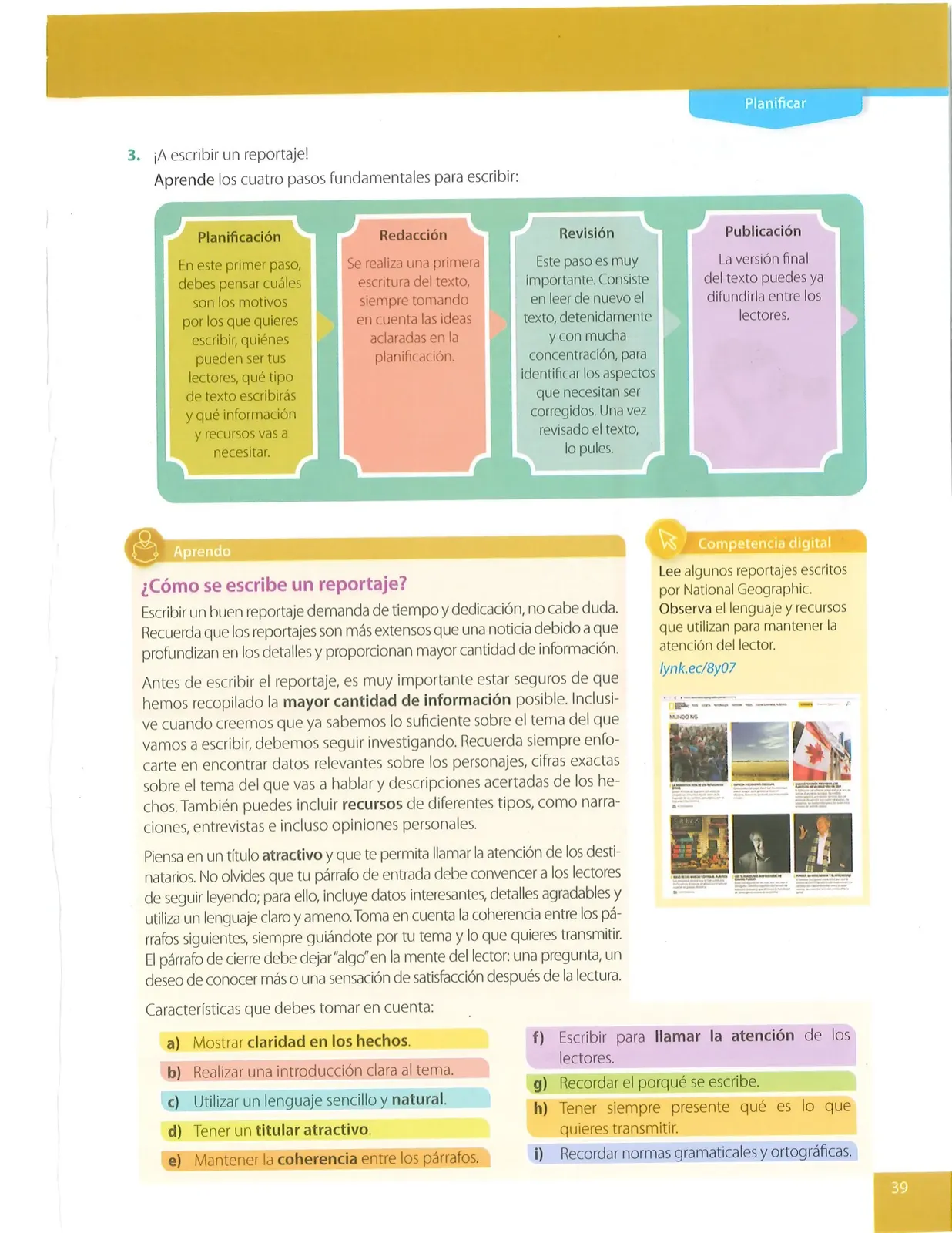 Miniatura página 39 de Lengua Y Literatura · 8 EGB · 2025