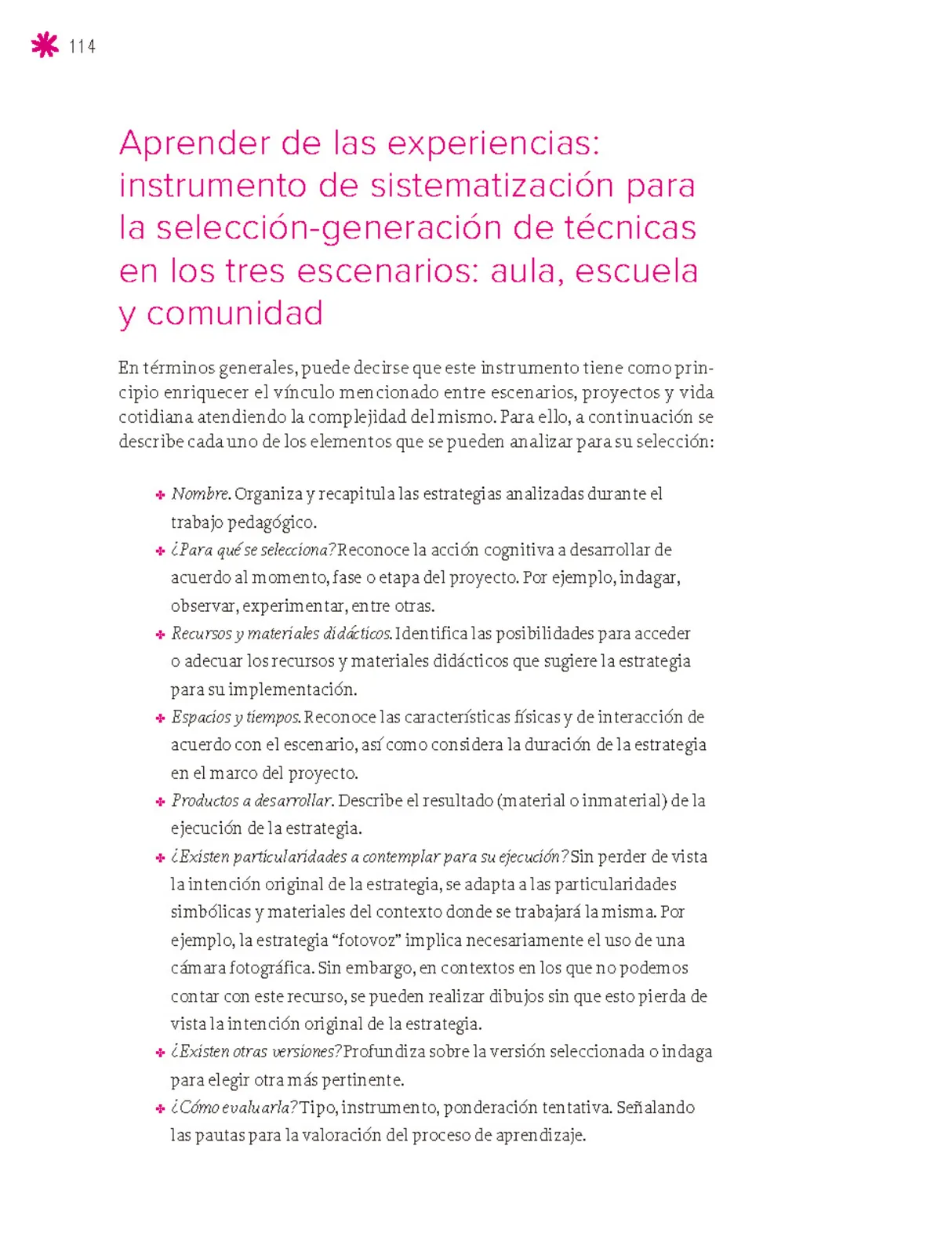 Miniatura página 115 de Un libro sin recetas para la maestra y el maestro. Fase 6.  Libro de Educación Secundaria Grado 1°, 2°, 3°  Ciclo Escolar 2025 - 2026