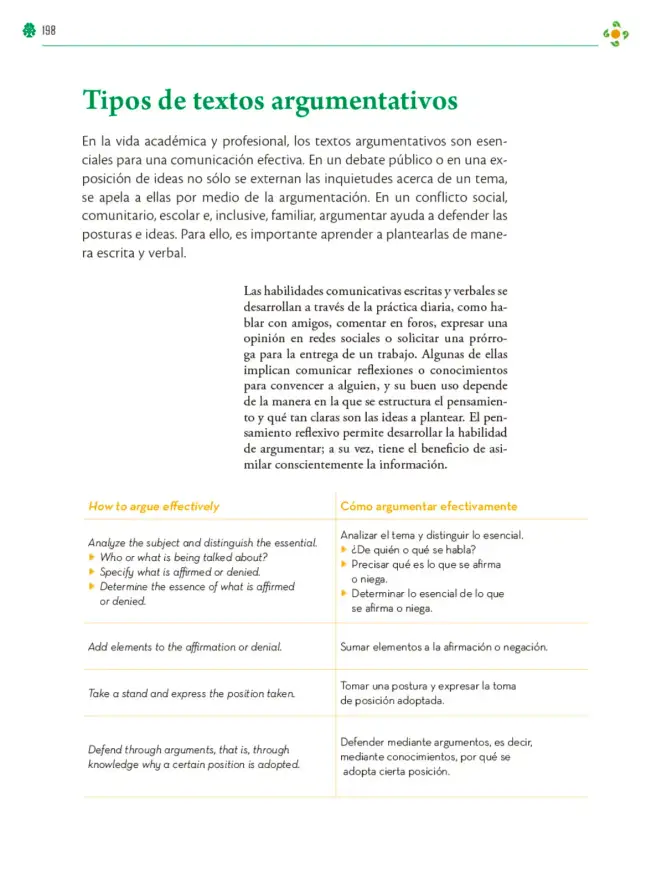 Página 199 de Colección Sk´asolil. Lenguajes. Libro de Educación Telesecundaria Grado 2° Ciclo Escolar 2025 - 2026