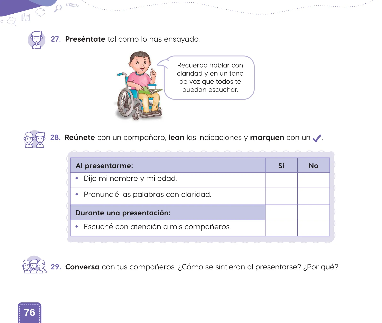 Miniatura página 78 de Cuadernillo de Comunicación 1. Primer grado de Primaria · 2024