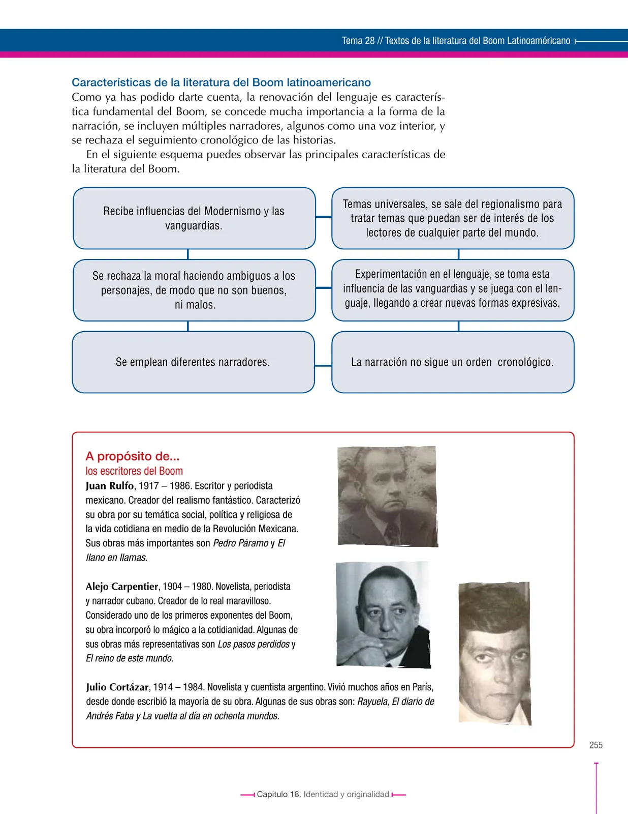 Página 255 de Lenguaje 9° · Secundaria Activa