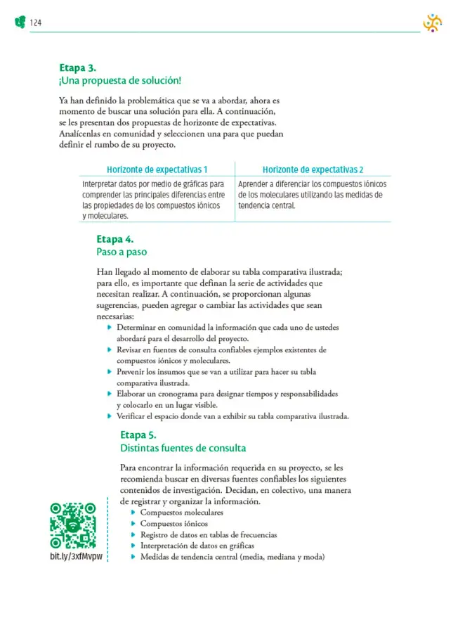 Página 125 de Colección Nanahuatzin. Nuestro libro de Proyectos. Tomo II. Libro de Educación Telesecundaria Grado 3° Ciclo Escolar 2025 - 2026