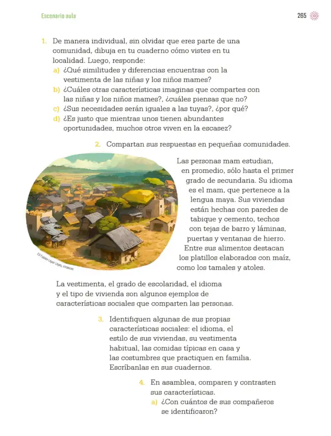 Página 268 de Proyectos de Aula. Libro de Educación Primaria Grado 3° Ciclo Escolar 2025 - 2026